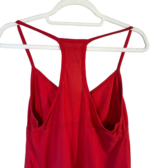 La Senza Red Ruffle Y2K Festival Sleeveless Tank Top Size M Casual Lounge - Picture 10 of 11